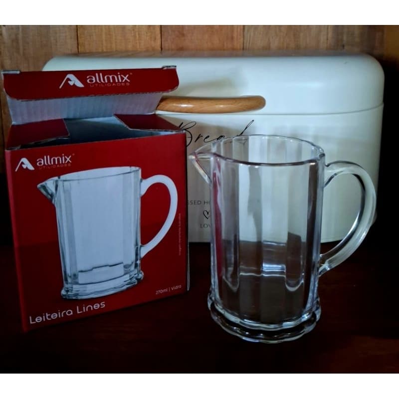 Leiteira pequena vidro 270 ml