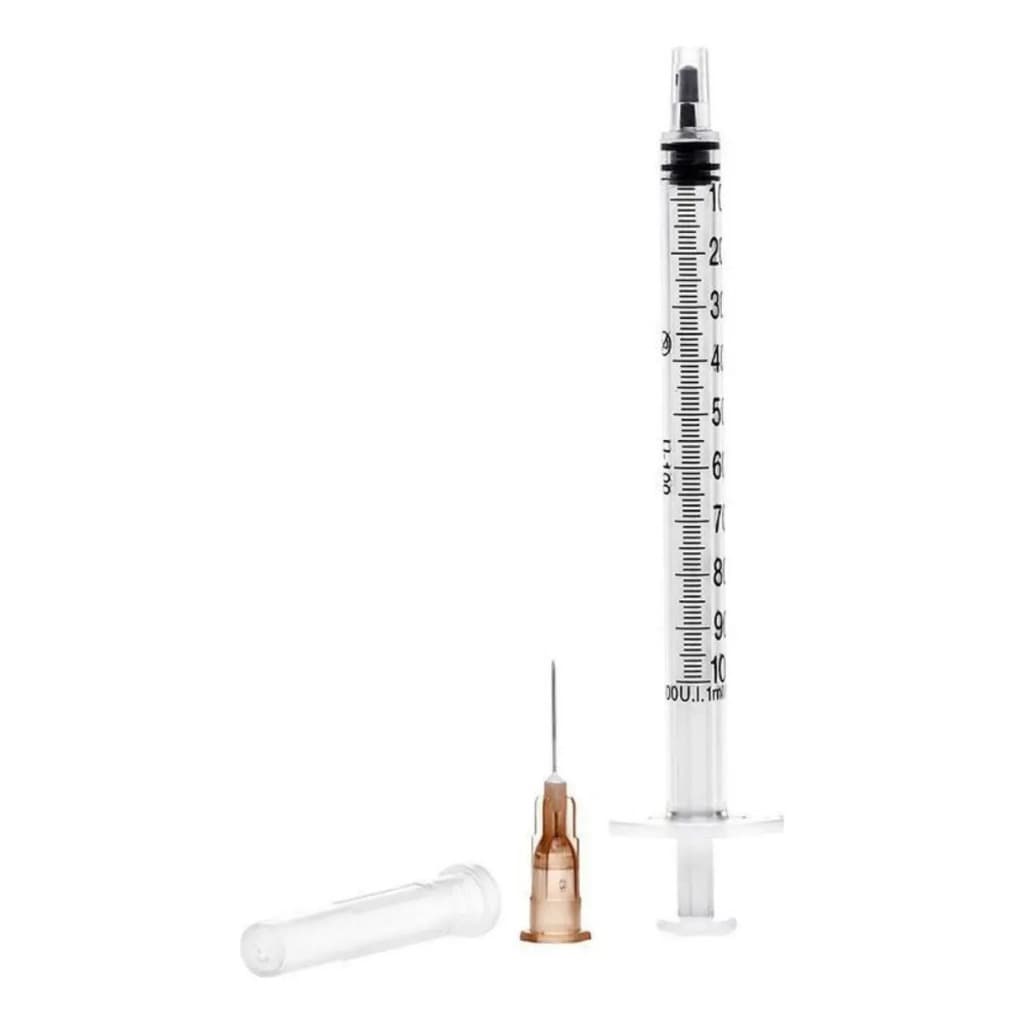 KIT 4 a 16 Seringa com Agulha Insulina 1ml Descartavel marca Descarpack para aplicacao Insulina, Monjuaro, Tz, Lipoless