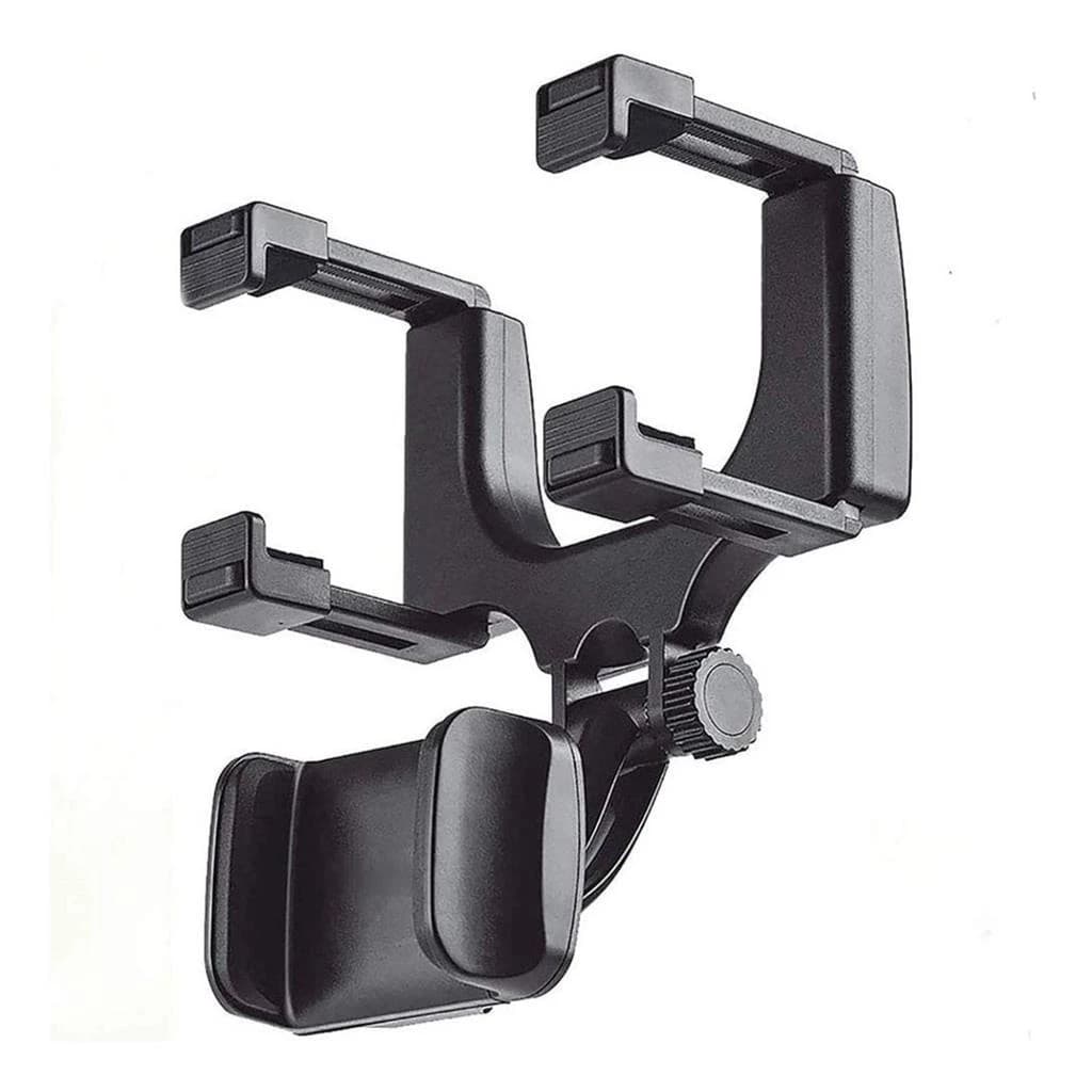 Suporte Veicular para Celular Retrovisor 360° Universal Ajustável GPS Carro Uber iPhone Android