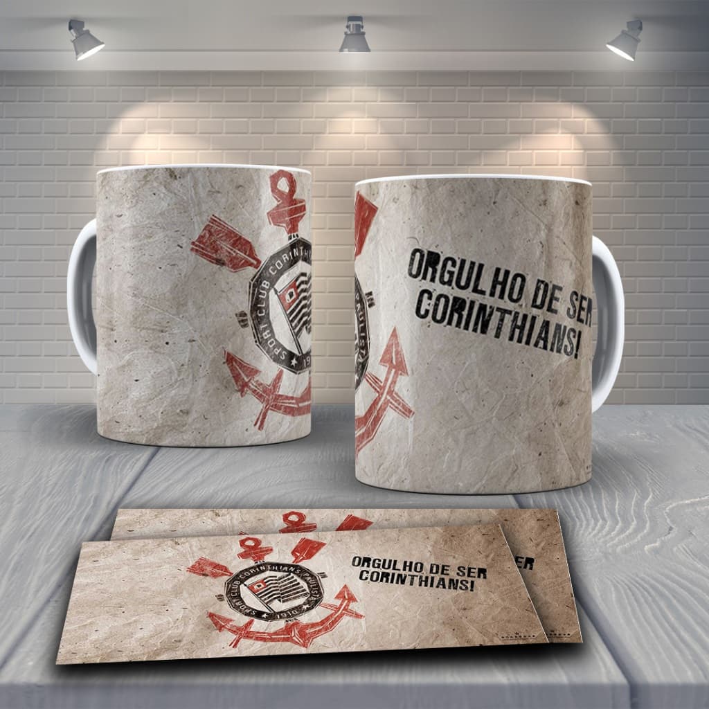 Caneca Personalizada Time de Futebol Brasileiro com Nome | Presente Criativo para dia dos pais | Porcelana Resistente