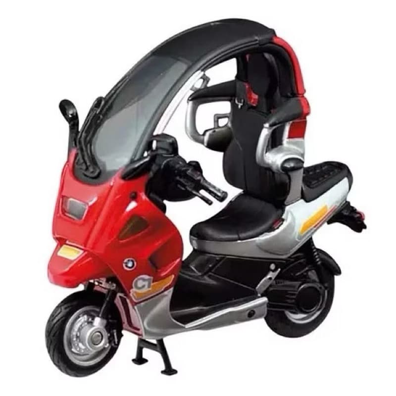 Miniatura Moto BMW C1 Vermelha Welly 1/18