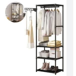 Arara para Roupas Pequena Portátil Cabideiro Compacto Organizador Resistente