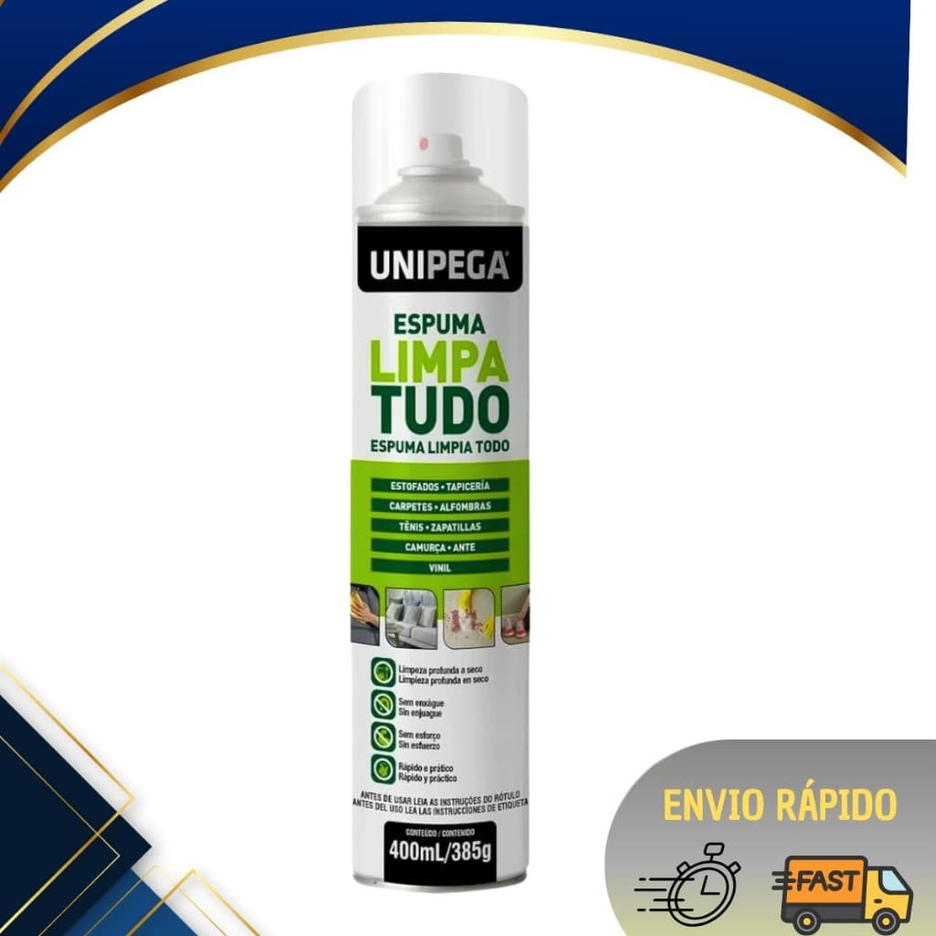 Limpa Tudo Multiuso Unipega 400ml Removedor Universal Limpeza Pesada