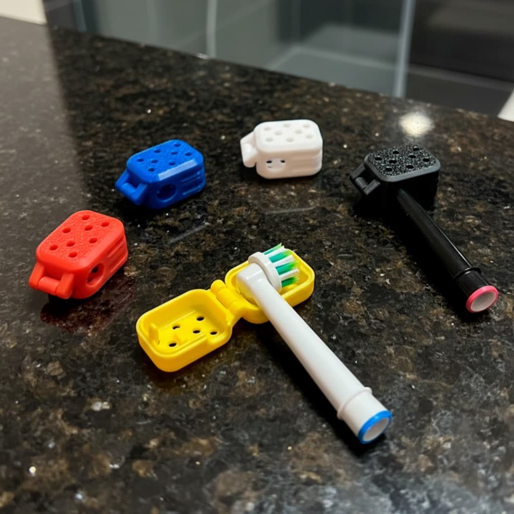 Kit Capa Protetora Escova Elétrica Oral-B iO Estojo Viagem Higiene Compacto Case Proteção