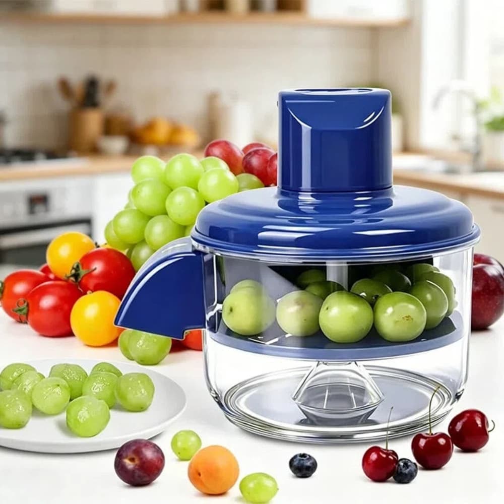 Descascador Elétrico Automático Portátil para Cozinha Frutas Alho Tomate e Legumes
