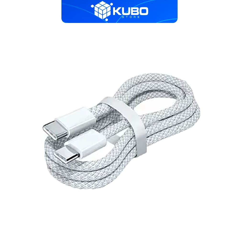 CABO USB TIPO-C PARA USB TIPO-C, CARREGAMENTO RÁPIDO, iPhone Samsung Xiaomi