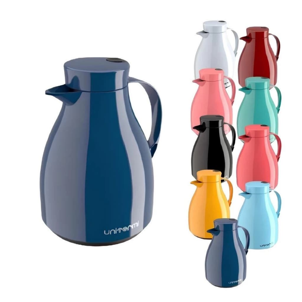 Garrafa Térmica Paris Bule Gatilho Café Água Chá Chimarrão 500ml Unitermi Bule Com Gatilho Verde