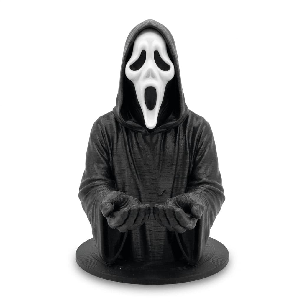 Suporte de Controle Gamer Ghostface  para Setup de Terror XBOXe PS5
