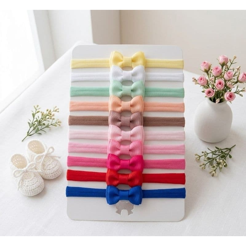 Laços para bebê kit 10 lacinhos