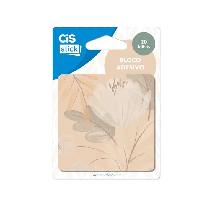 Notas Adesivas Natureza Reposicionável 20fl 75x75mm - CIS