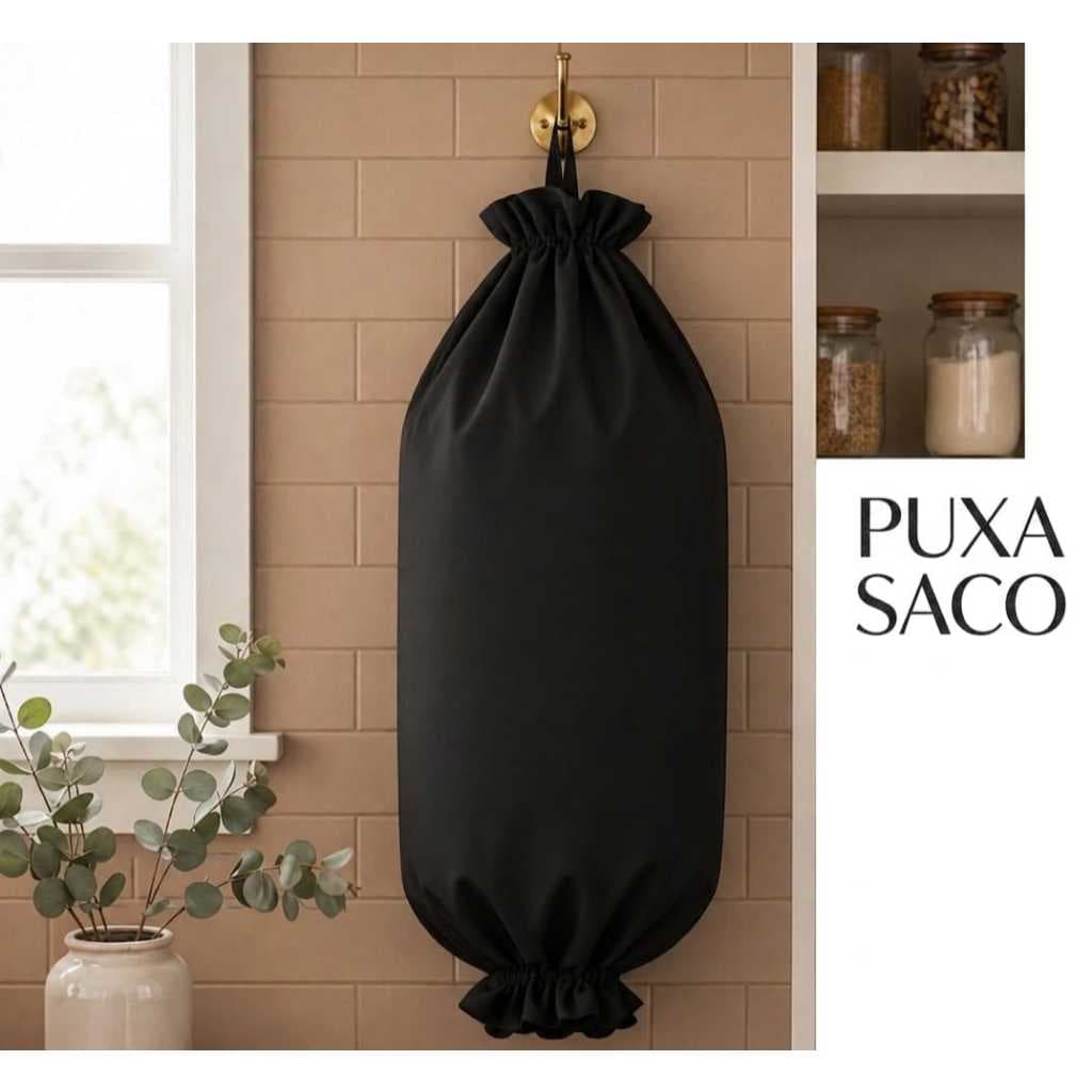 PUXA SACO PARA GUARDAR SACOLAS GRANDE
