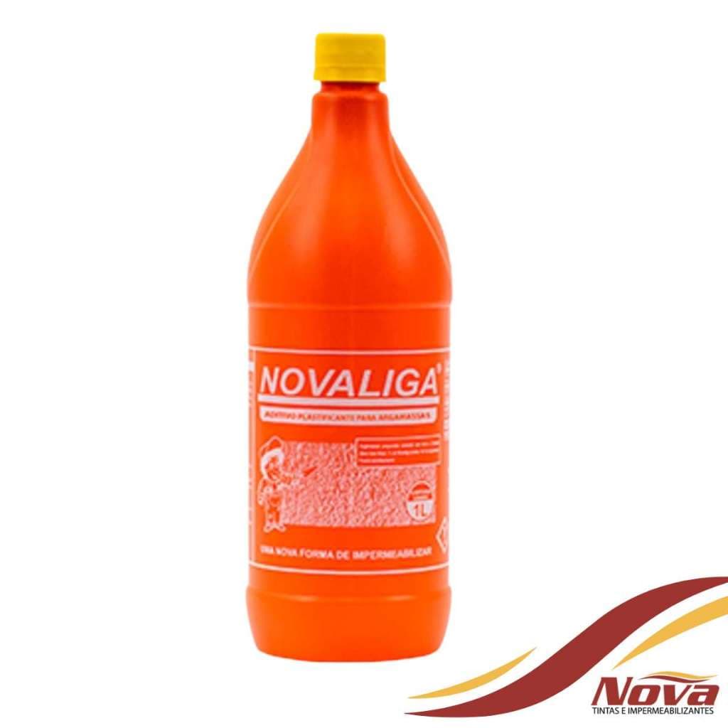 Novaliga Adtivo Plastificante para Argamassa 1 Litro Nova