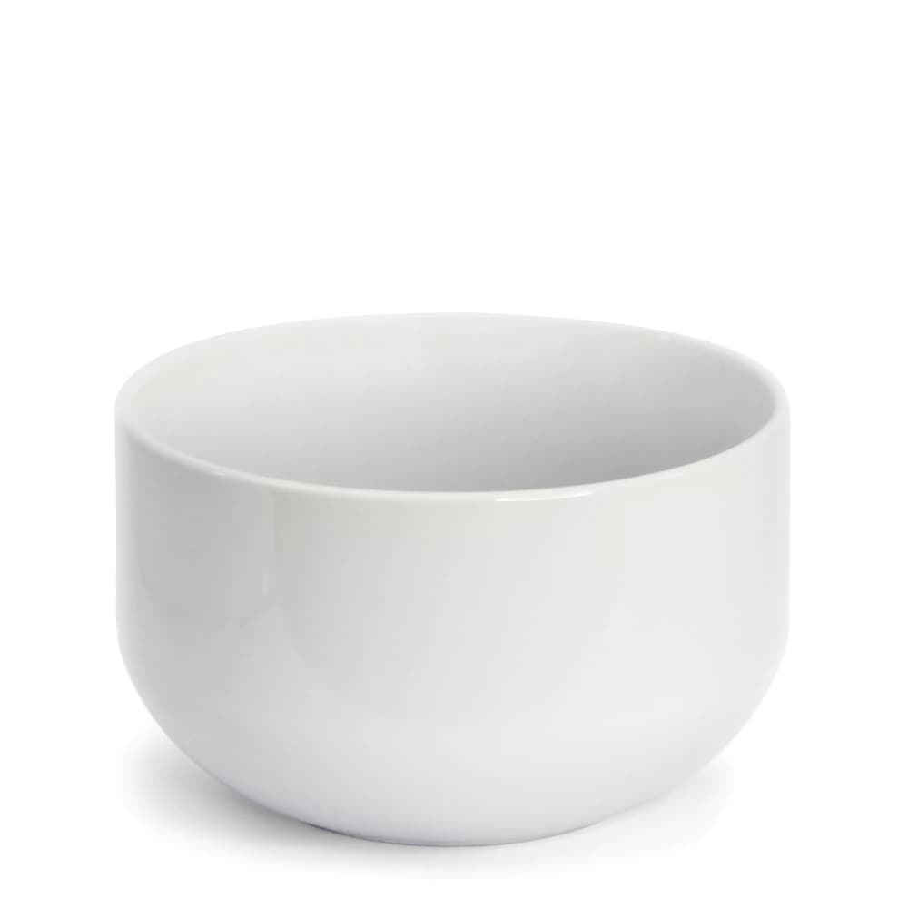 6un BOWL DE CERÂMICA C/ALÇA BRANCO 500ML