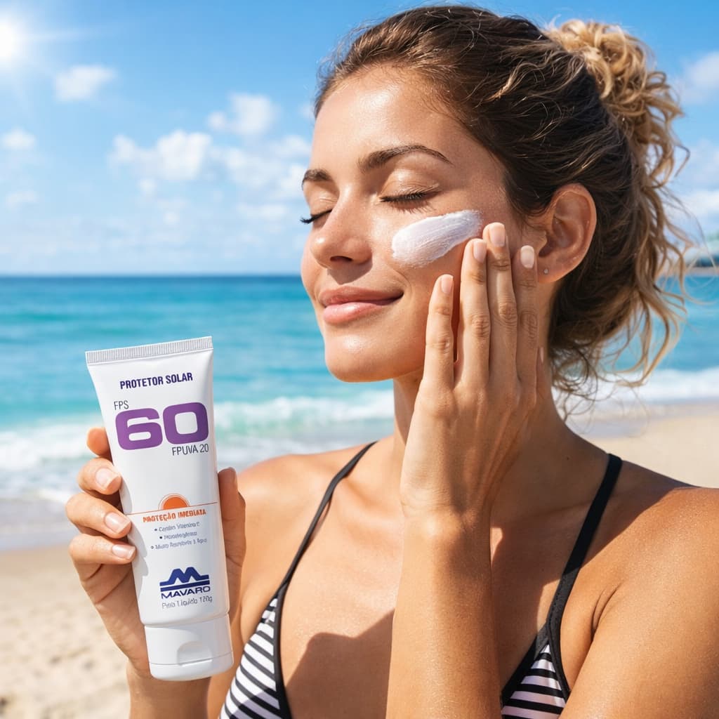 Protetor Solar FPS 60 Mavaro 120g - Super Proteção Promoção