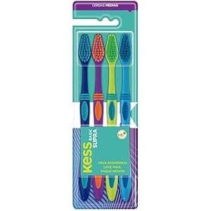 Escova de Dente Kess Basic Supra 4 Unidades
