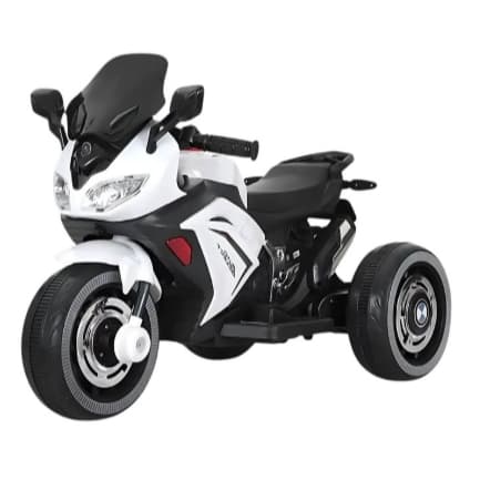 Moto Elétrica Infantil Triciclo Eletrico Motinho Passeio Com Pedal Brinquedo Com Luzes Branca