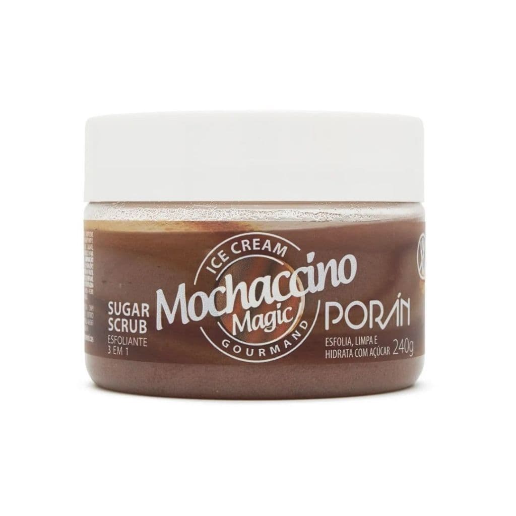 Esfoliante Sugar Scrub Mochaccino Magic com 240g Porán