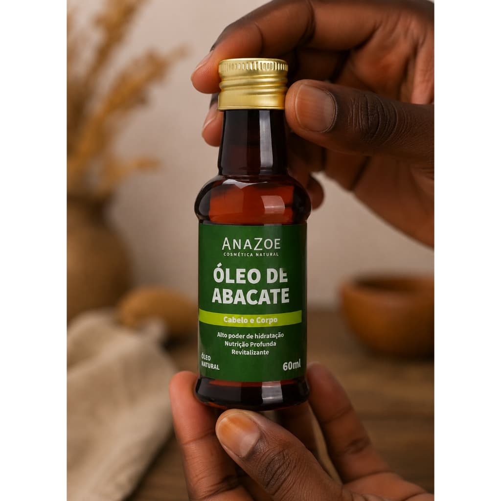 Óleo de Abacate Cabelo e Corpo 60ml Anazoe