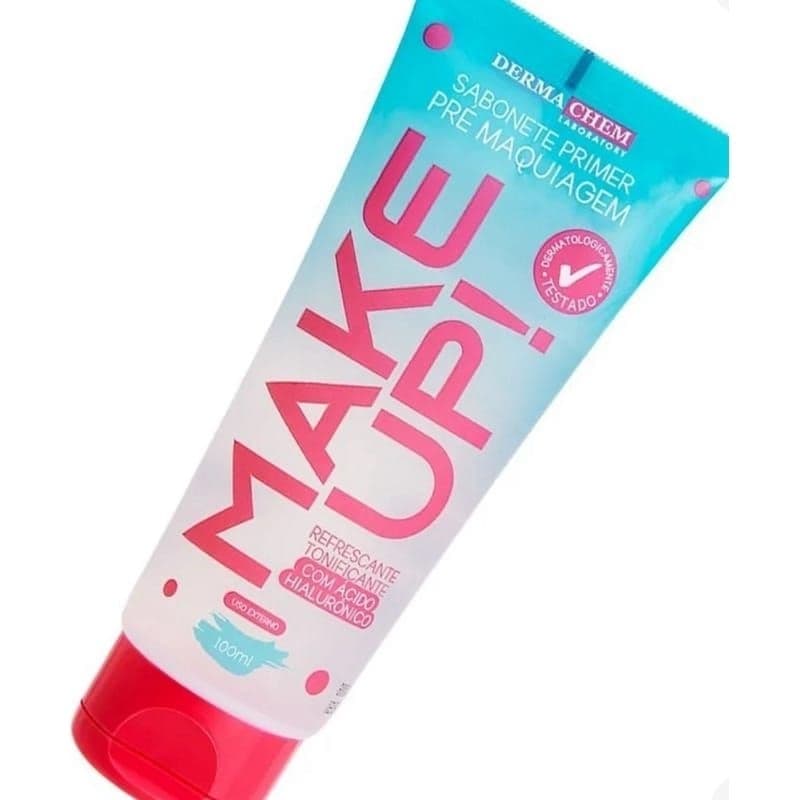 Sabonete Facial Primer Pré Maquiagem Make Up Dermachem - 100 ml