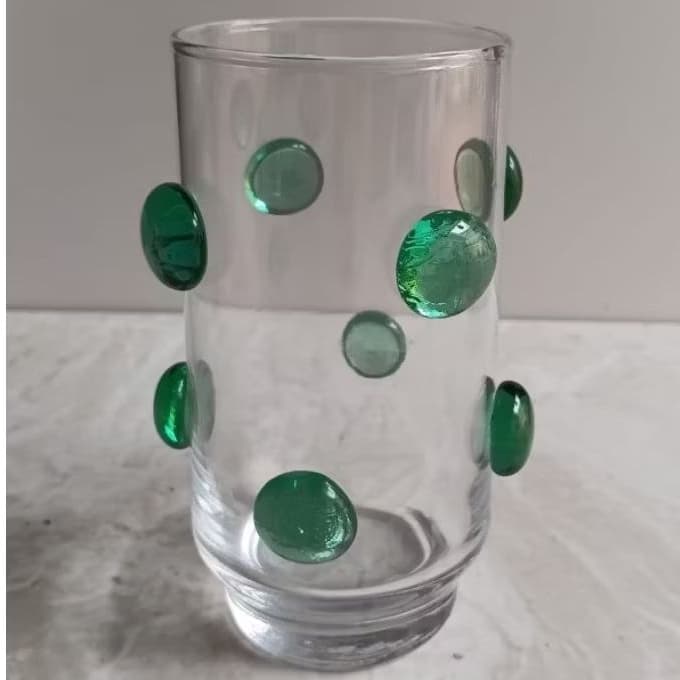 Jogo 6 copos gema de vidro - 300 ml / Jarra vidro 1,5litros8