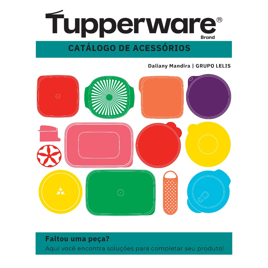 Tampas Tupperware e Acessórios Tupperware Originais
