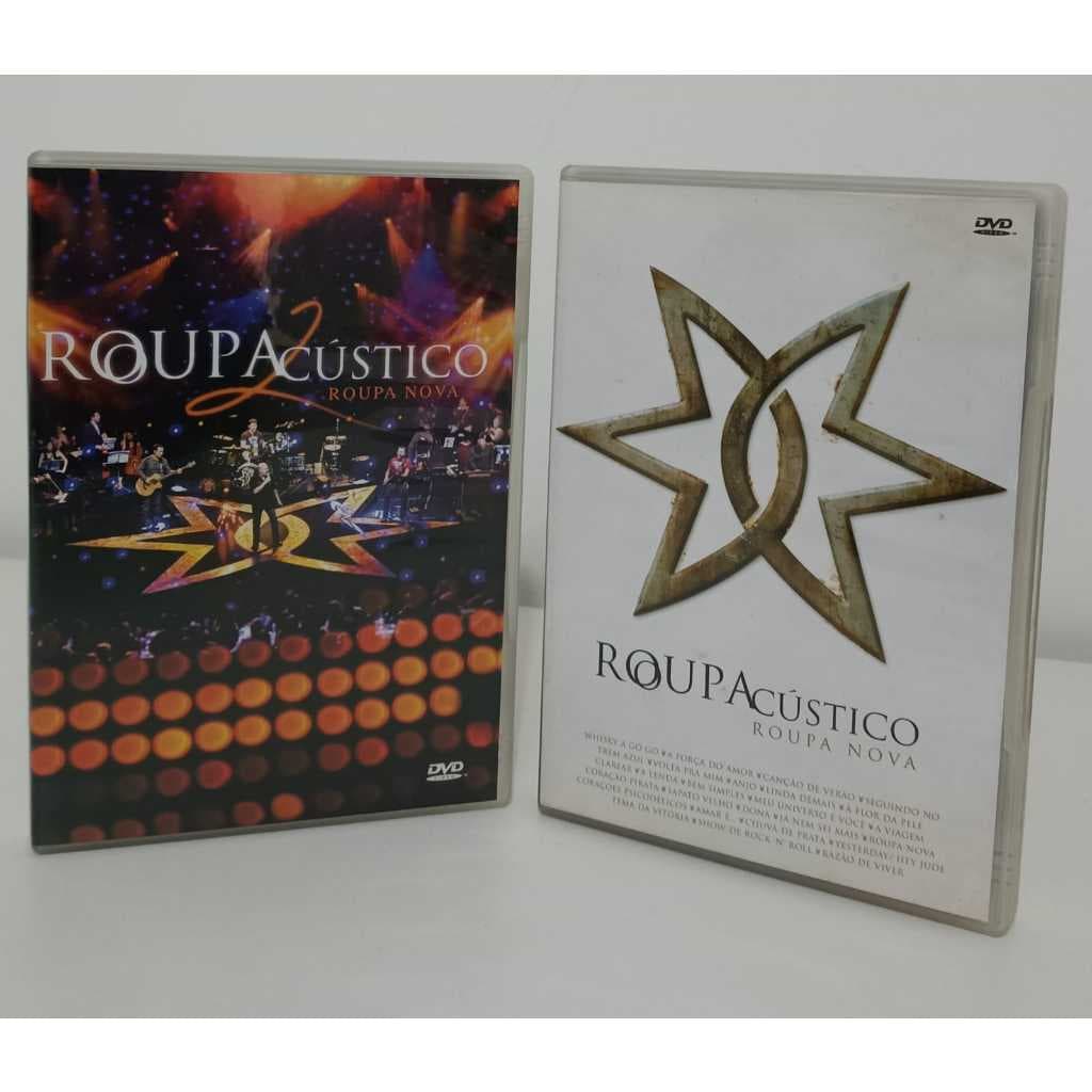 Kit 2 DVDs Roupa Nova - Acústicos 1 e 2