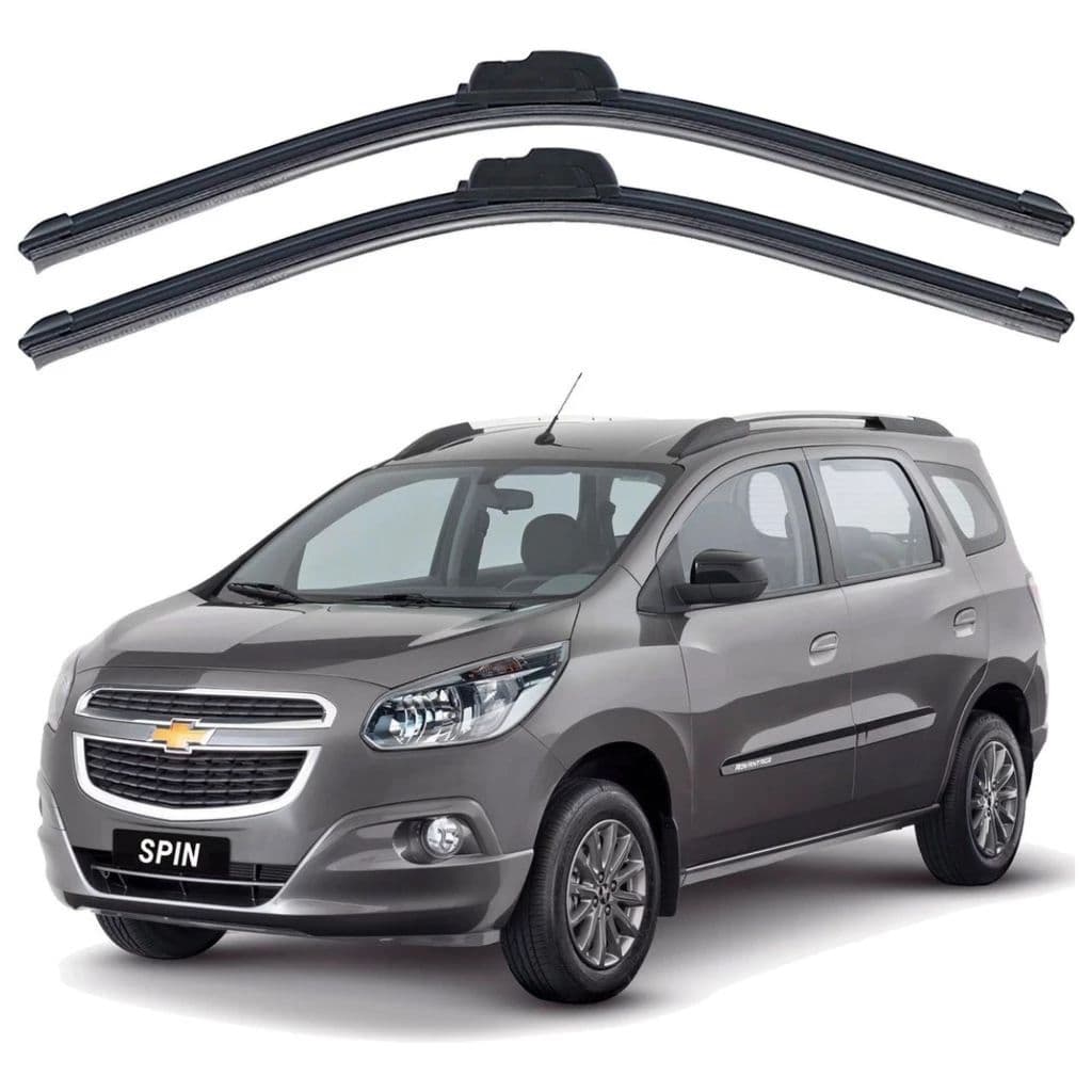 Par Palhetas Limpador Parabrisa GM Spin 2012 a 2020 Silicone 22/18 Premium