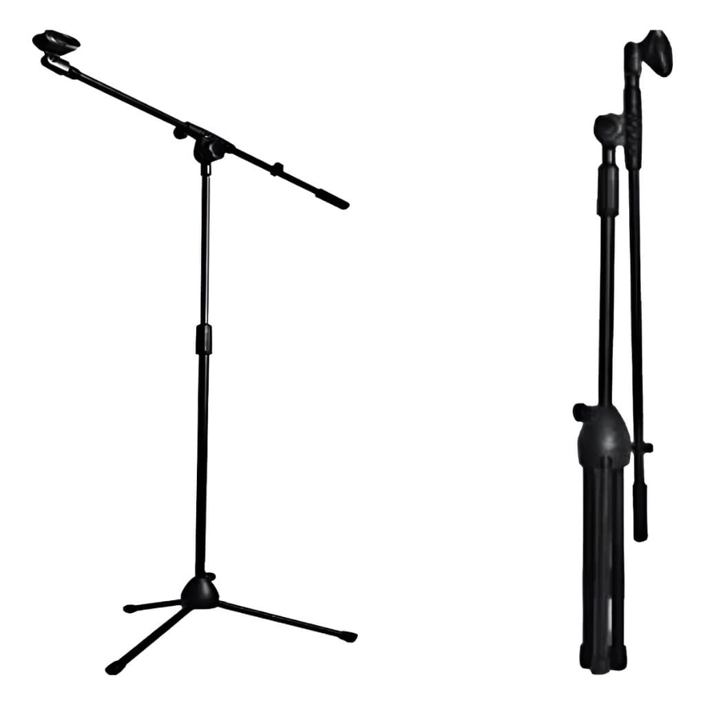 Pedestal Profissional Suporte Para Microfone Mxt Girafa Com Cachimbo + cachimbo sem fio plástico