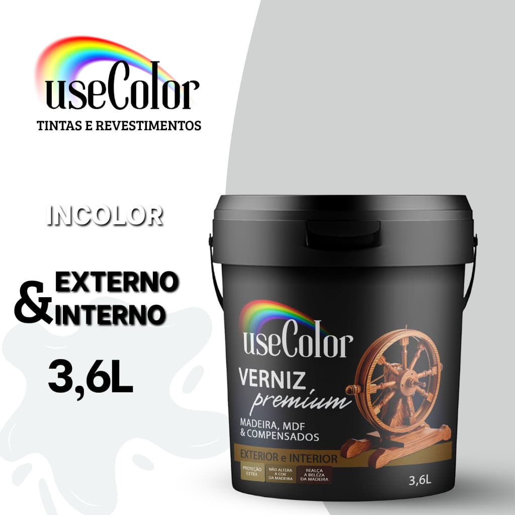 Verniz Antimofo Para Fundo de Armário 900ml ou 3,6L Para Paredes E Tetos De Banheiros