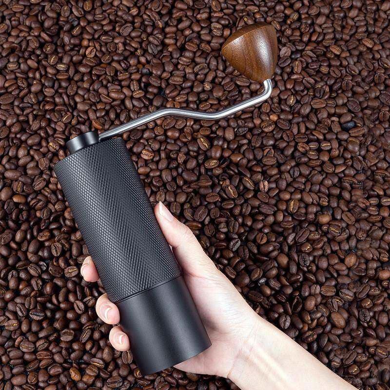 Moedor Café Manual CNC Ajuste Multi Níveis Aço Inox Premium