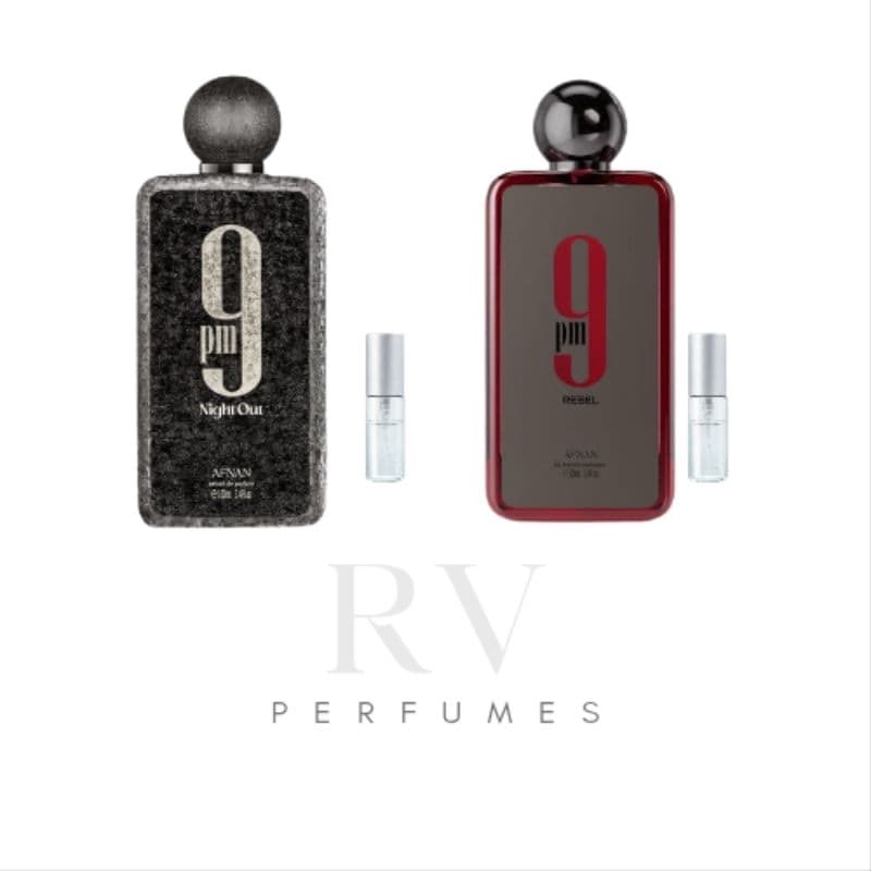 9pm Night Out + 9pm Rebel - Combo perfume arabe masculino