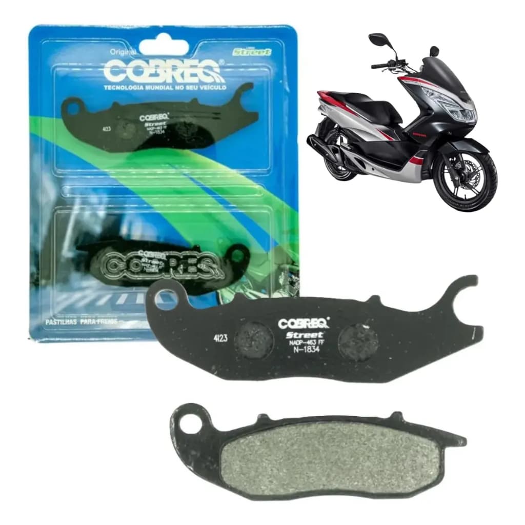 Pastilha Freio Dianteiro Honda PCX 2019 a 2022 Original Cobreq