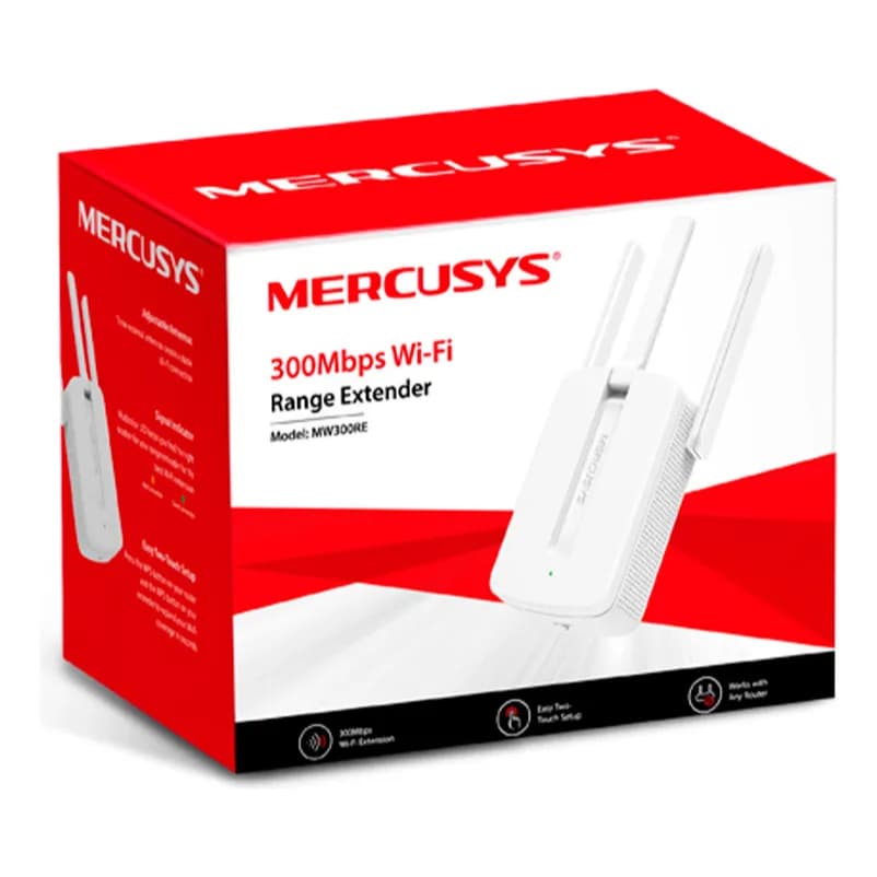 Repetidor Wi-Fi Mercusys MW300RE 300Mbps