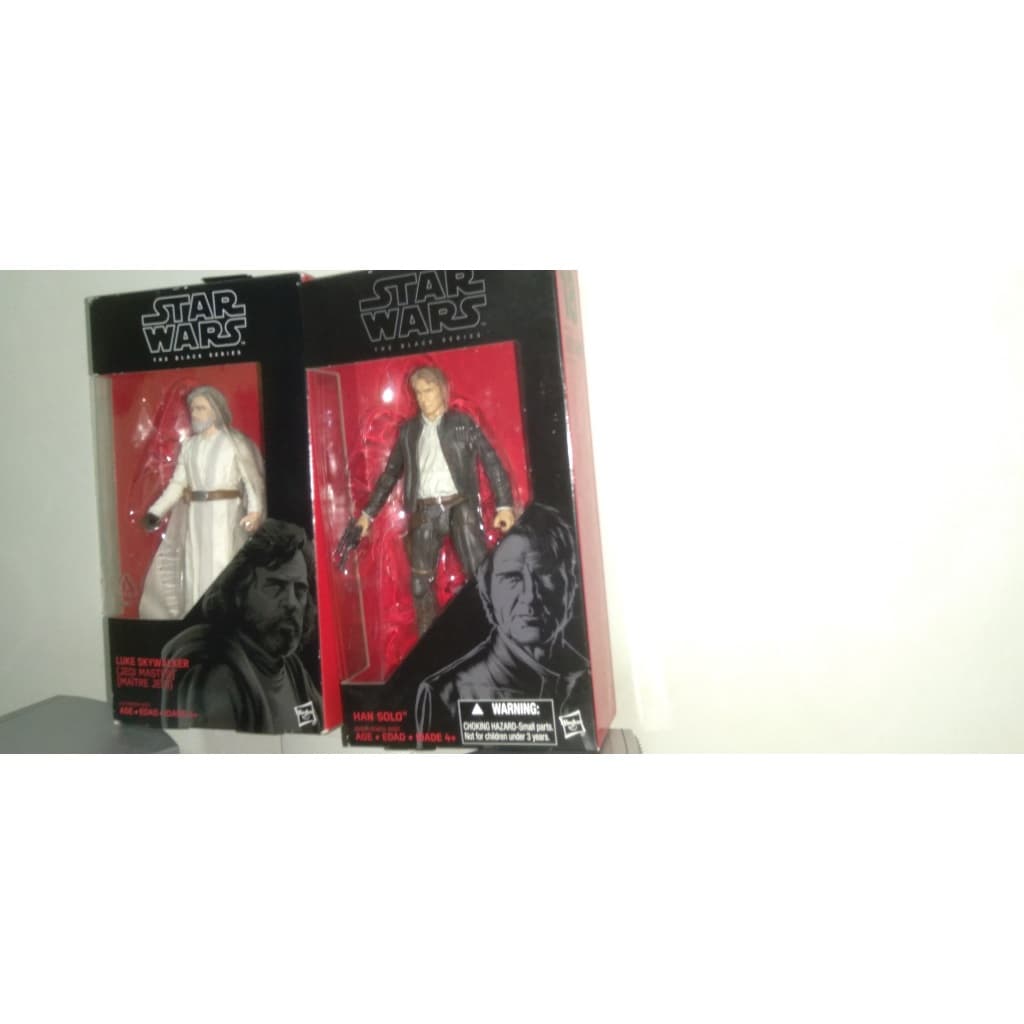 Bonecos Star Wars Trilogia Sequel Luke Skywalker / Han Solo
