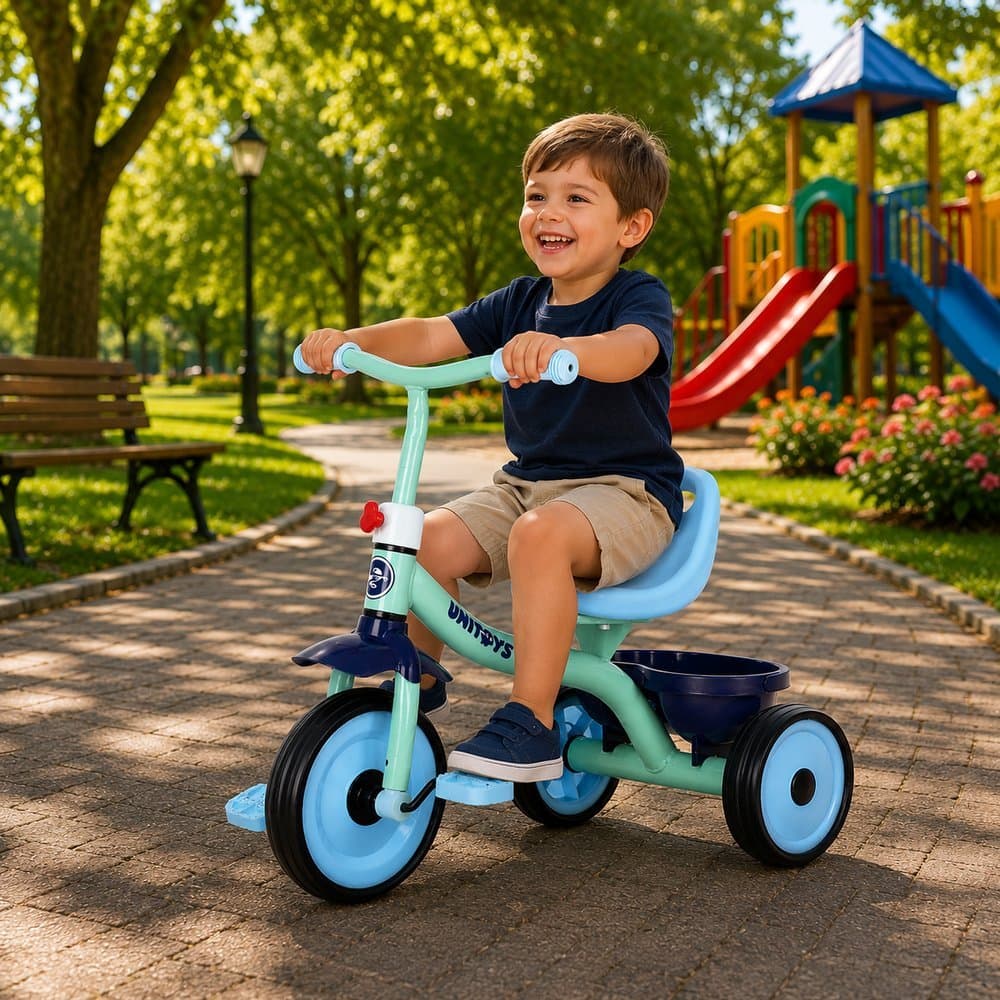 Triciclo infantil C/ Pedal e Cestinha Classic Carrinho de Passeio Seguro Confortável Menina e Menino