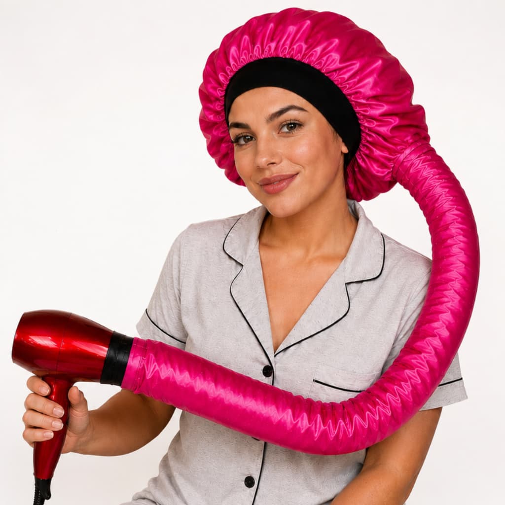 Anny Cetim Touca de Cetim Difusora Seca Cabelo Secador de Cabelo em Cetim -  Toca de Cetim Seda