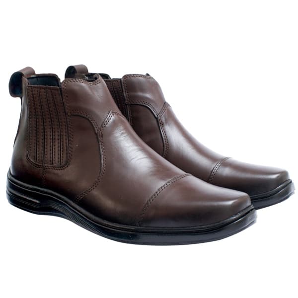 Bota Social Masculina Couro Legitimo Social Premium Mais Vendida
