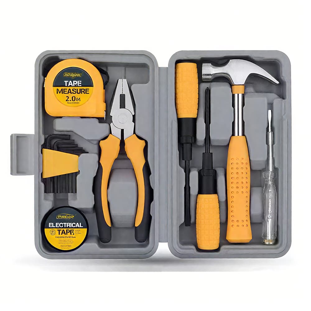 Kit Ferramentas Domésticas Completas - Conjunto Manual Multiuso para Reparos em Casa