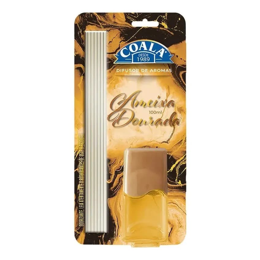 Difusor de Aromas Odorizante Cheiroso Coala Aroma Ameixa Dourada 100ml