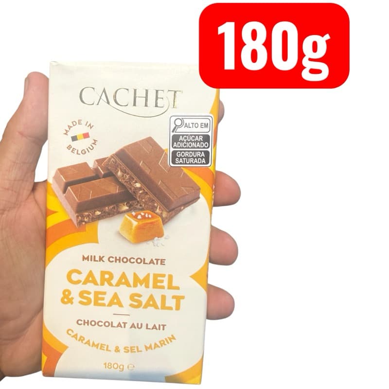 Chocolate Cachet Ao Leite CARAMEL & SEA SALT 180gr