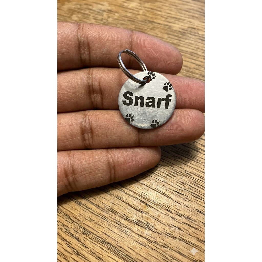 Plaquinha de identificação Pet Placa Pingente Personalizada para Cachorro Gato inox nao apaga alto relevo nao enferruja