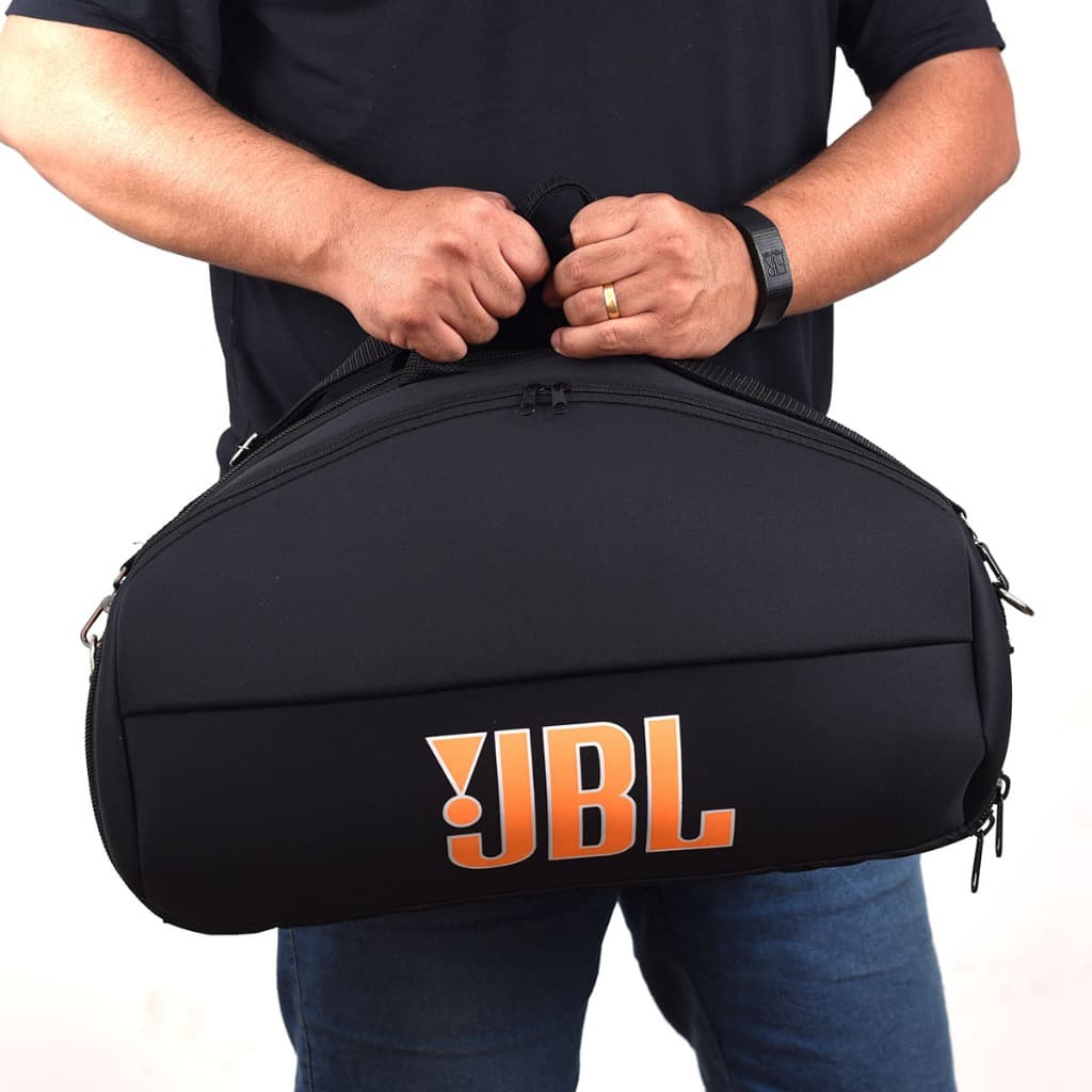 Capa Case Boombox JBL 1 2 3 4 Resistente a Água Alça Dupla com Regulagem de Tamanho