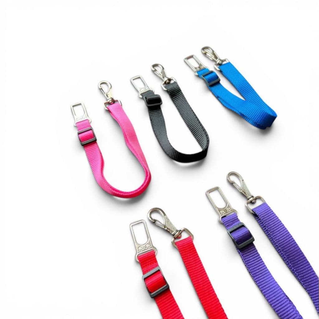 Cinto de segurança pet ajustável para todos os veículos regulador para porte pequeno ao grande