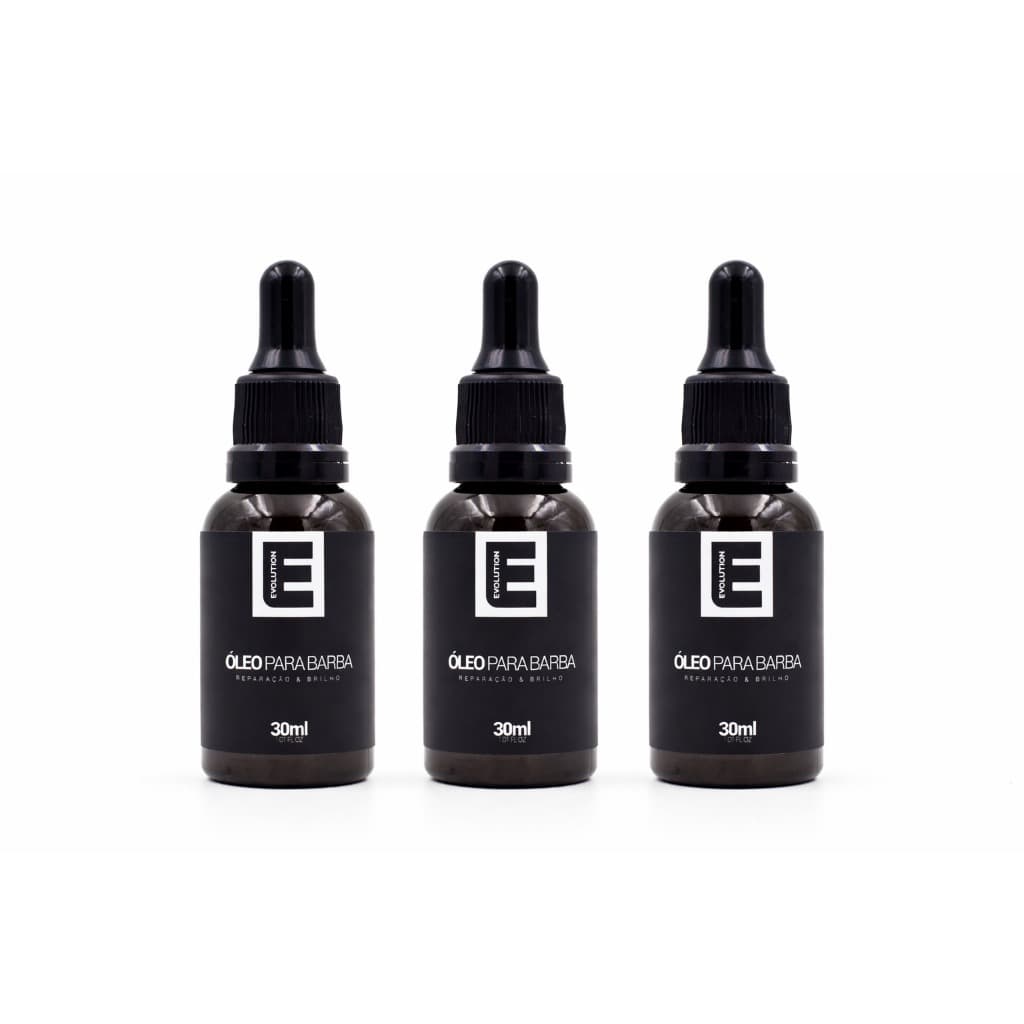 3 UNI DE OLEO PARA BARBA EVOLUTION BARBER MELHOR FRAGRANCIA