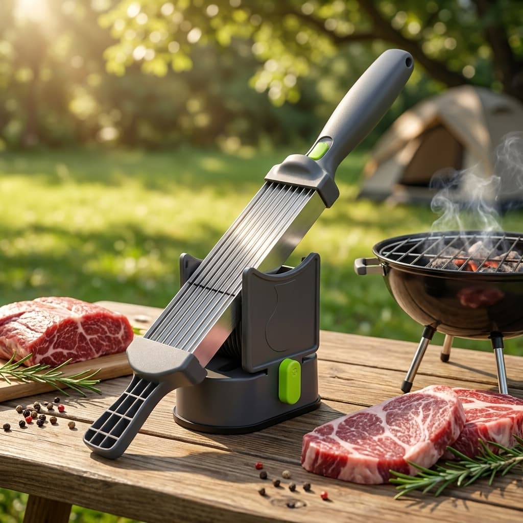 Fatiador Doméstico e Profissional – Corte Preciso para Carnes, Queijos e Vegetais