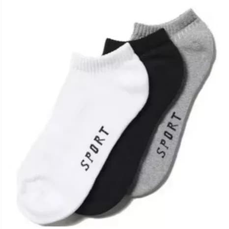 Kit 12 Pares Meias Brancas ou Pretas Unissex Soquete