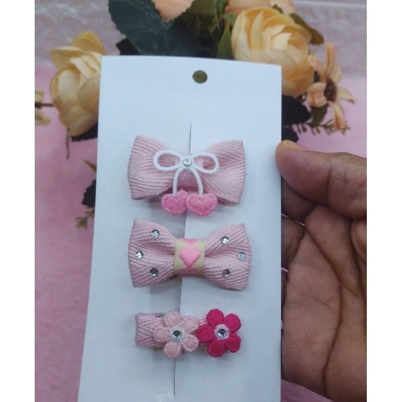 kit de Lacinhos para bebê RN( 3 unidades) bico de para 100% forrado.
