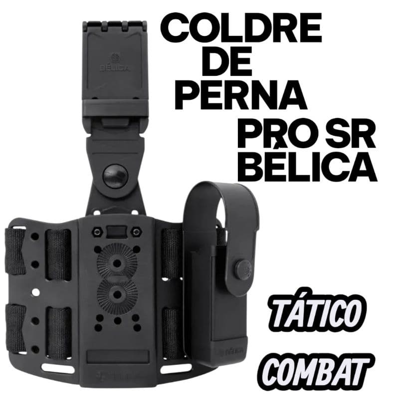 Coldre Hammer PRO SR  II Coxa Beretta Apx, G17 G19 G19X G22 Imbel, PT100 24/7 Marca Bélica