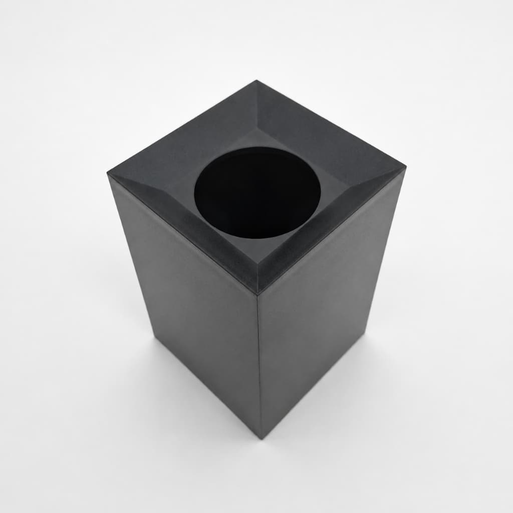 Plafon Sobrepor Tower Quadrada Led Mr16 Dicroica Preto