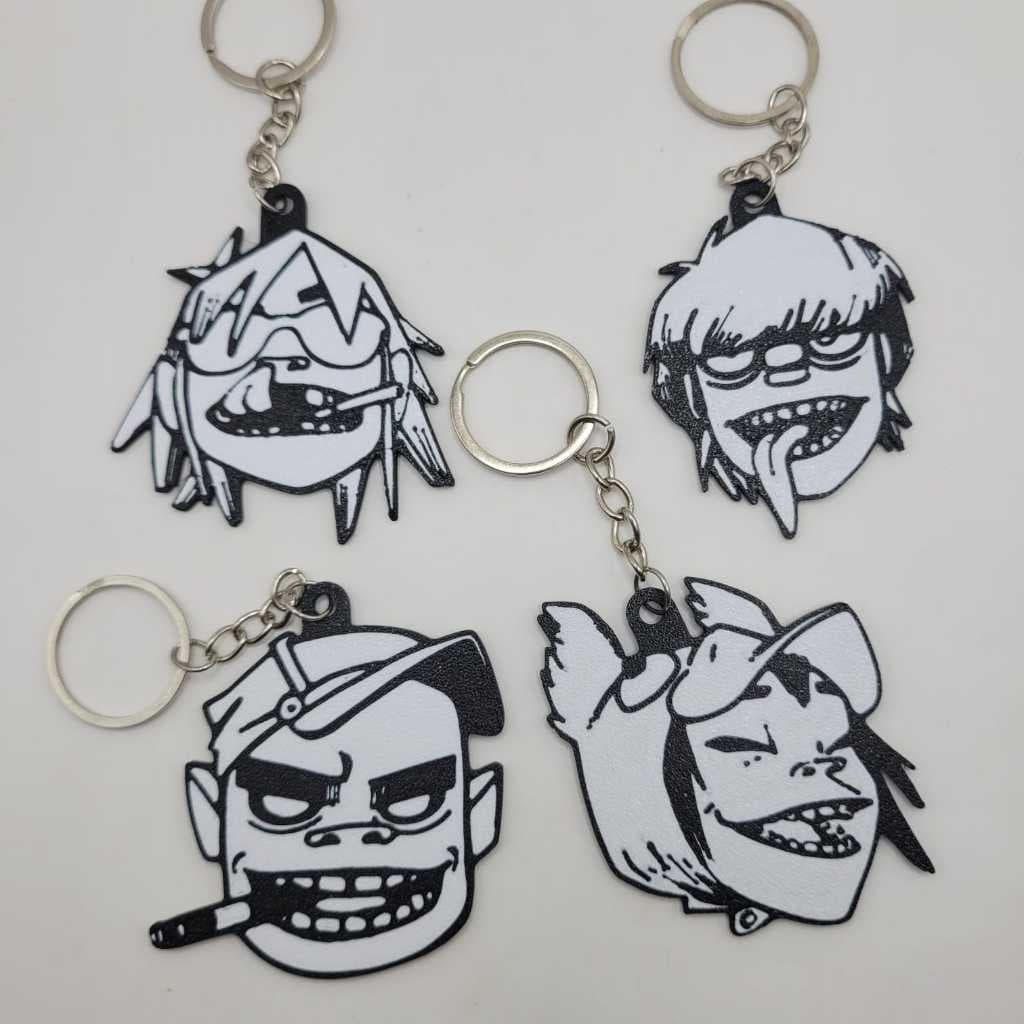 Chaveiros 3D banda Gorillaz
